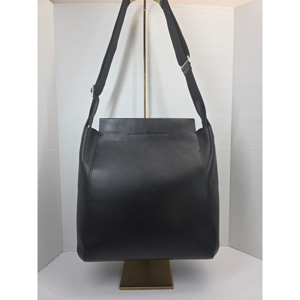 Everlane Form Bag Black Italian Leather Crossbody Shoulder Bag Made in Italy - Picture 2 of 8